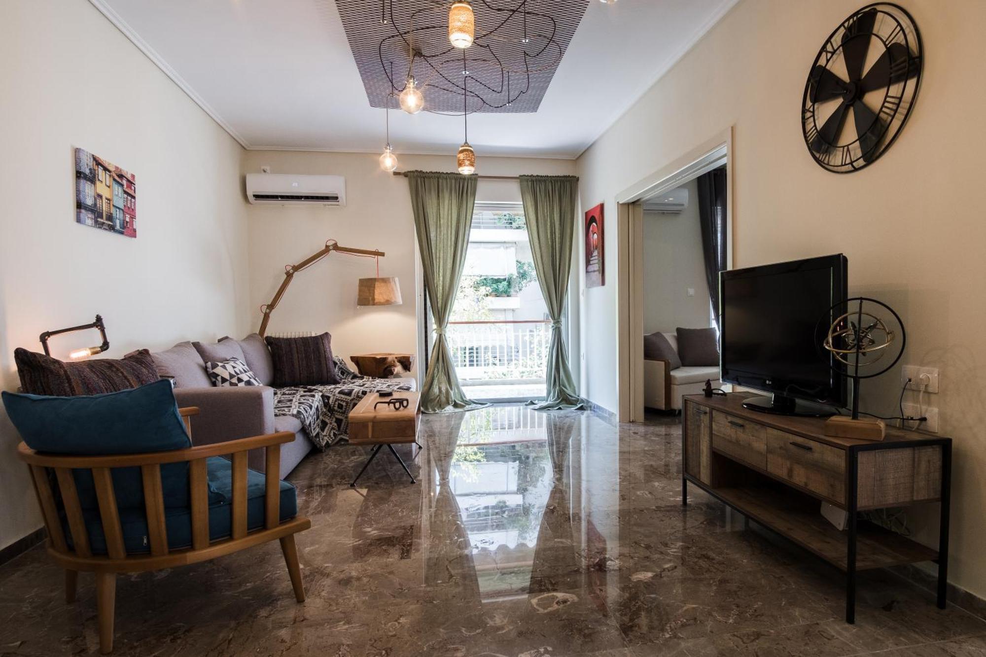 Comfy Apartment Of 104 M² Near Metro! Athens Ngoại thất bức ảnh